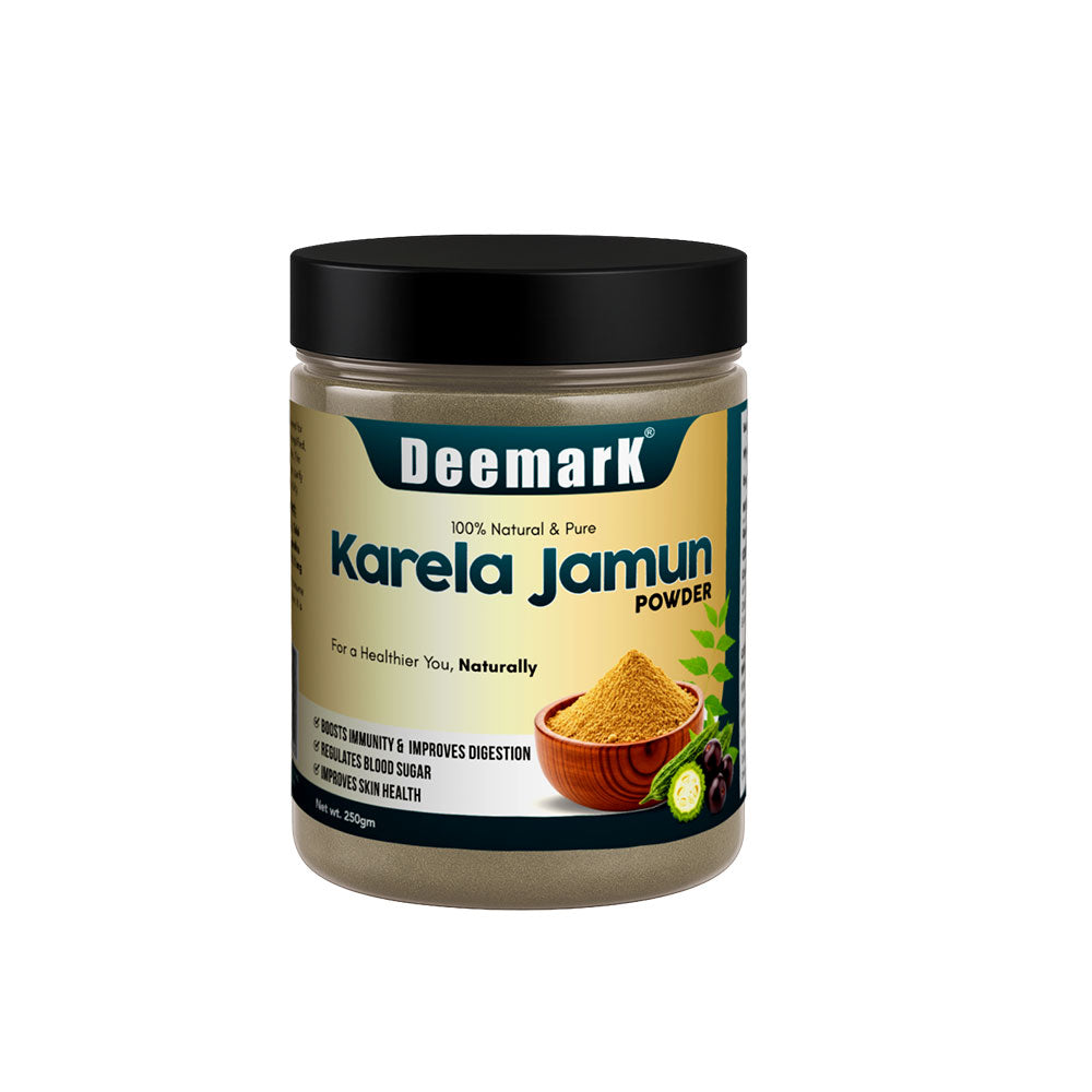 Deemark Karela Jamun Powder - Ayurvedic Powder for Sugar Control