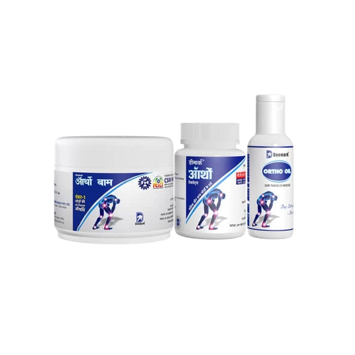Ortho Balm, Oil & Tablets -Ayurvedic Pain Relief Kit