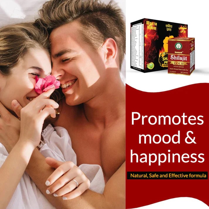 Shakti Prash and Shilajit Gold - Ayurvedic Supplement Combo for Strength, Power, and Long-term Pleasure