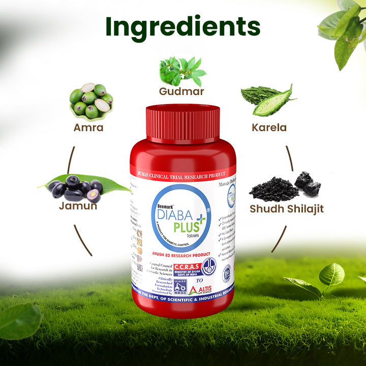 Diaba Plus Ayurvedic Tablets for Sugar Control