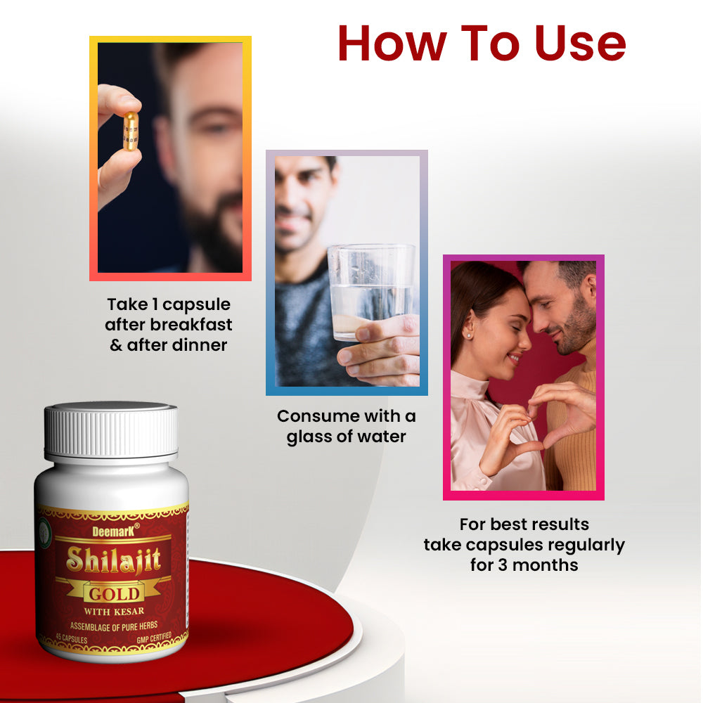 Shilajit Gold - Ayurvedic Health Supplement for Boosting Stamina & Power in Men and women