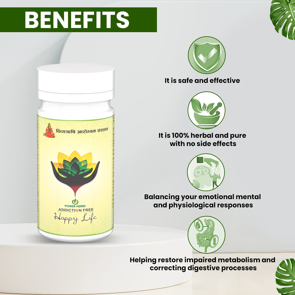 Addiction Free Happy Life - An Ayurvedic Medicine To Quit Alcohol and Smoking