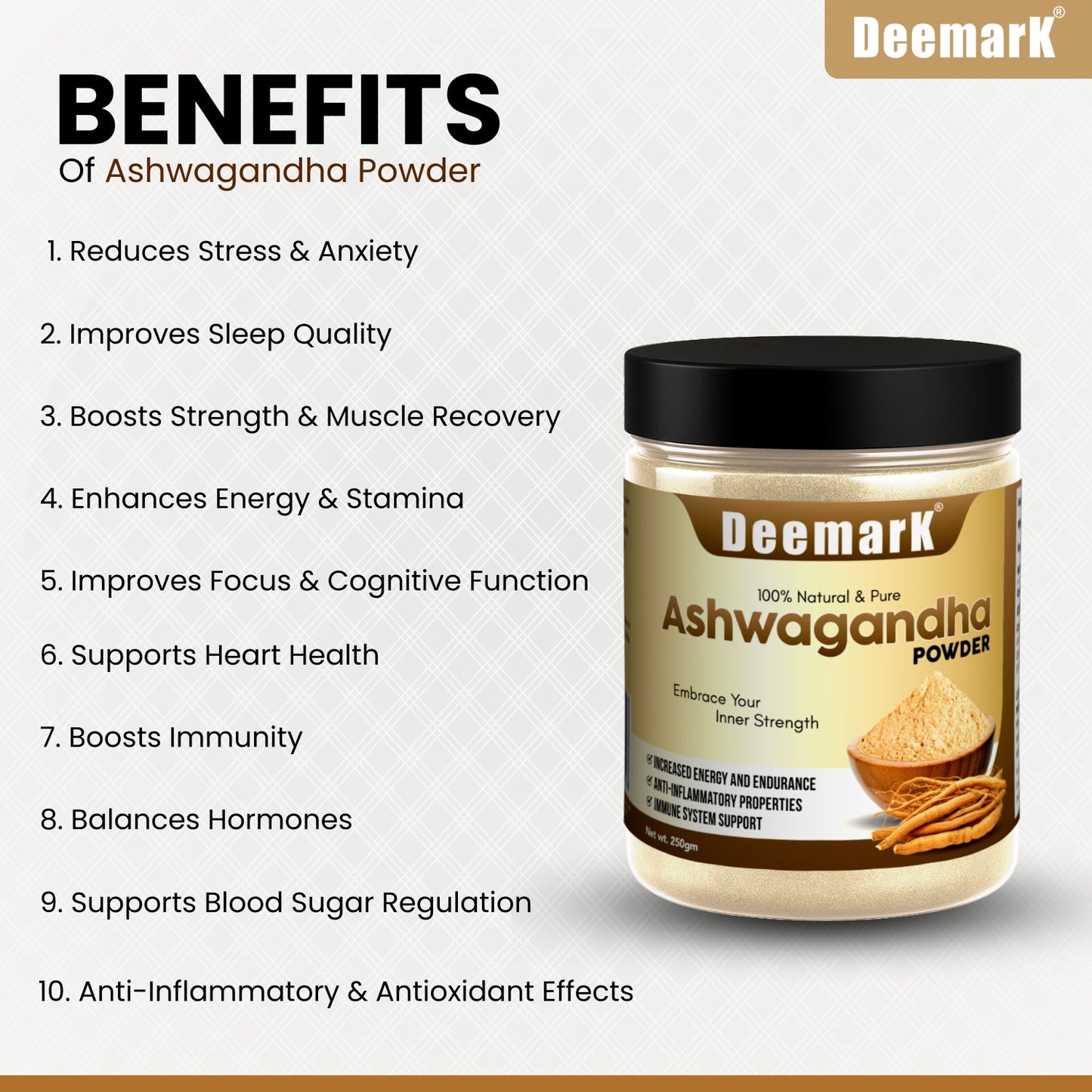 Deemark Ashwagandha Powder