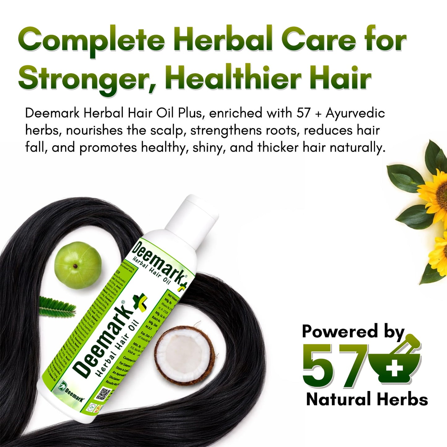 Herbal Hair Oil Plus for Healthy & Shiny Hair