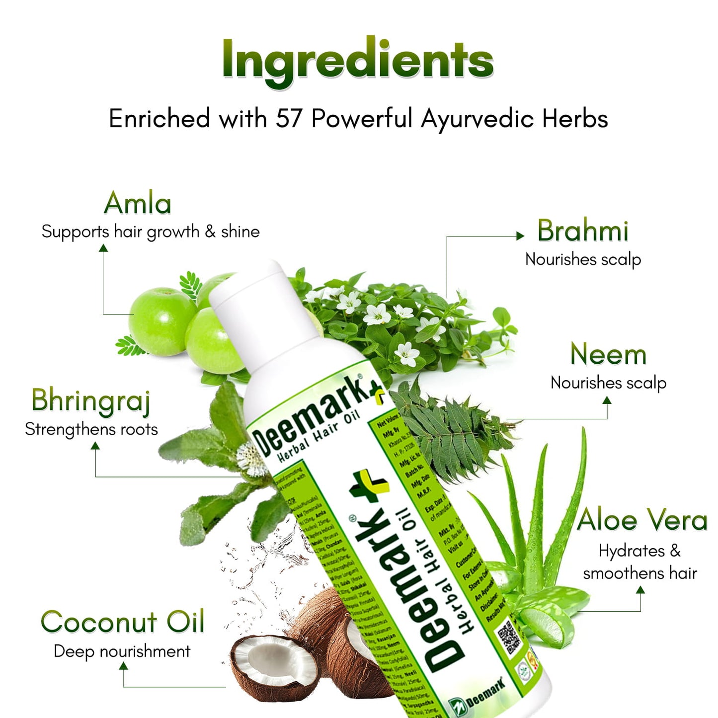 Herbal Hair Oil Plus for Healthy & Shiny Hair