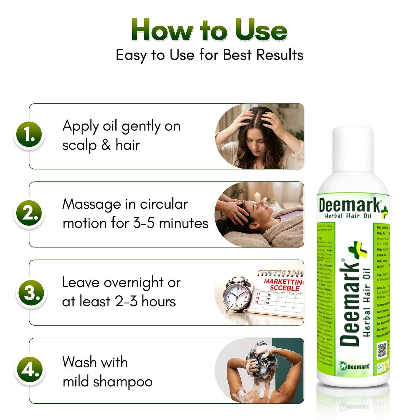 Herbal Hair Oil Plus for Healthy & Shiny Hair