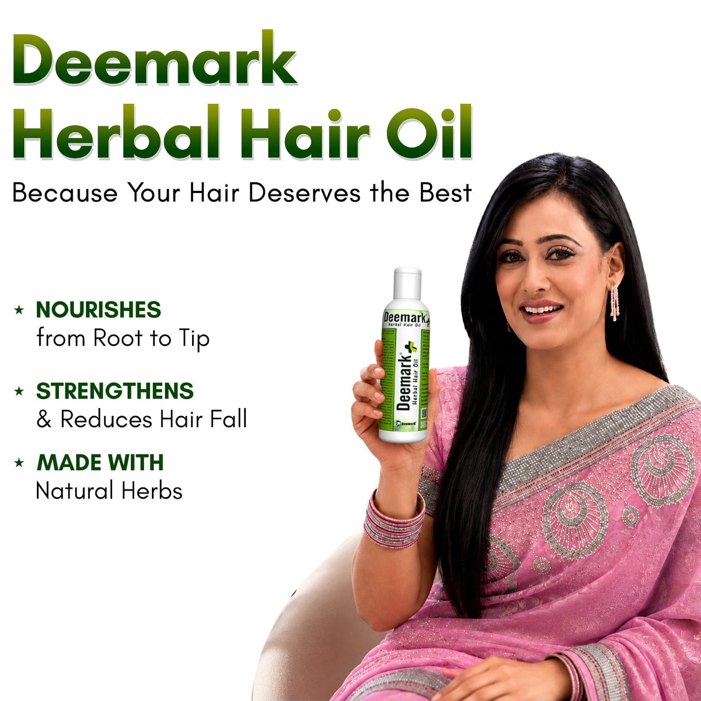 Herbal Hair Oil Plus for Healthy & Shiny Hair