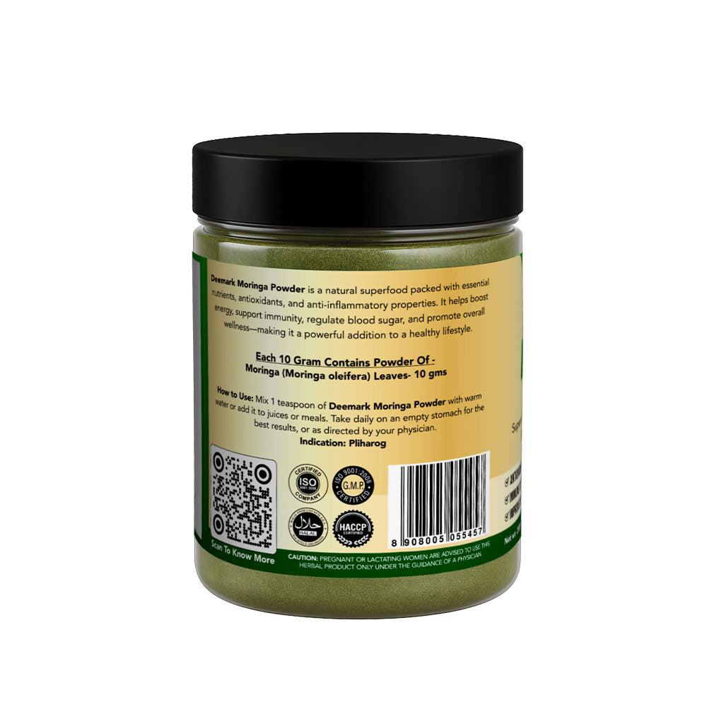 Deemark Moringa Powder - Natural Energy Booster