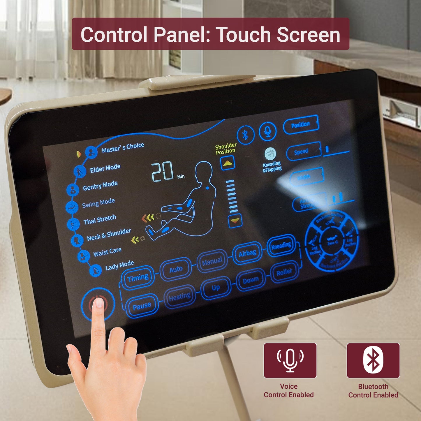 Deemark Massage Chair: Ultimate Comfort and Relaxation ( SB008 WLT3266)