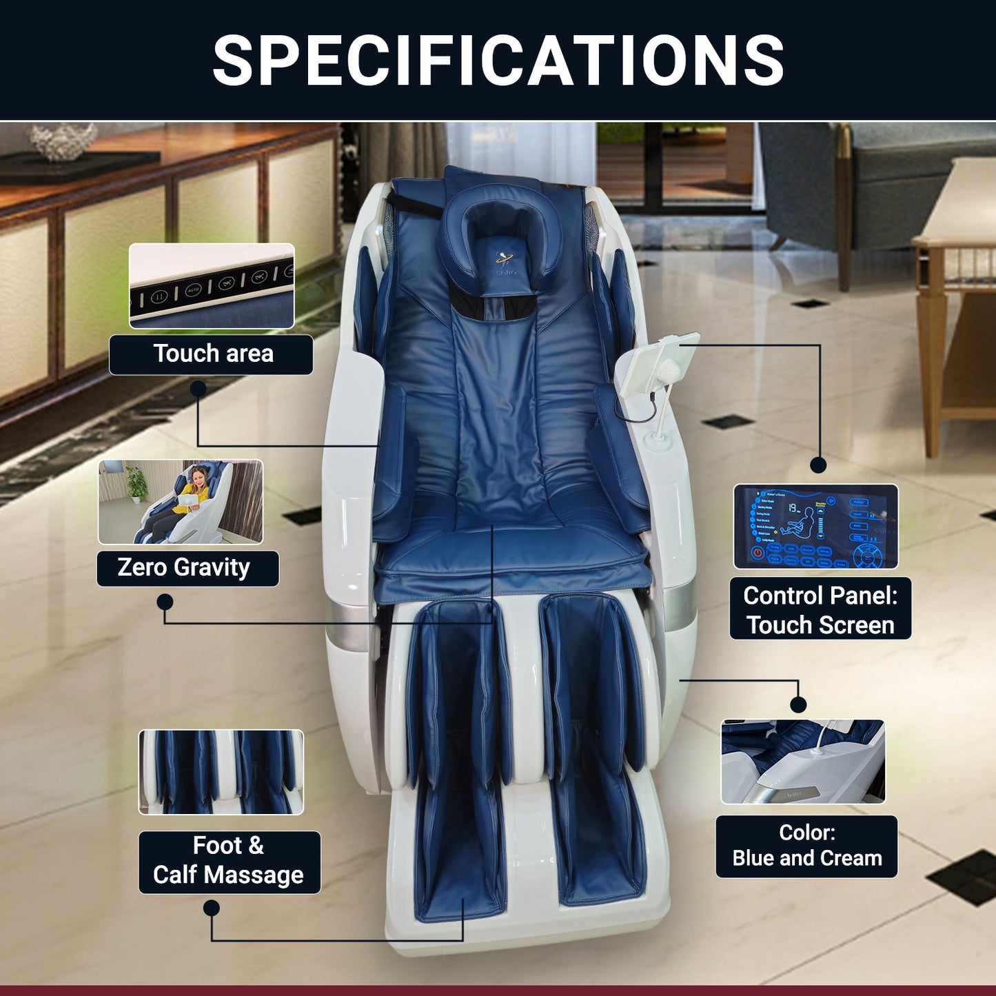 Deemark Massage Chair  Z380 : Ultimate Comfort and Relaxation