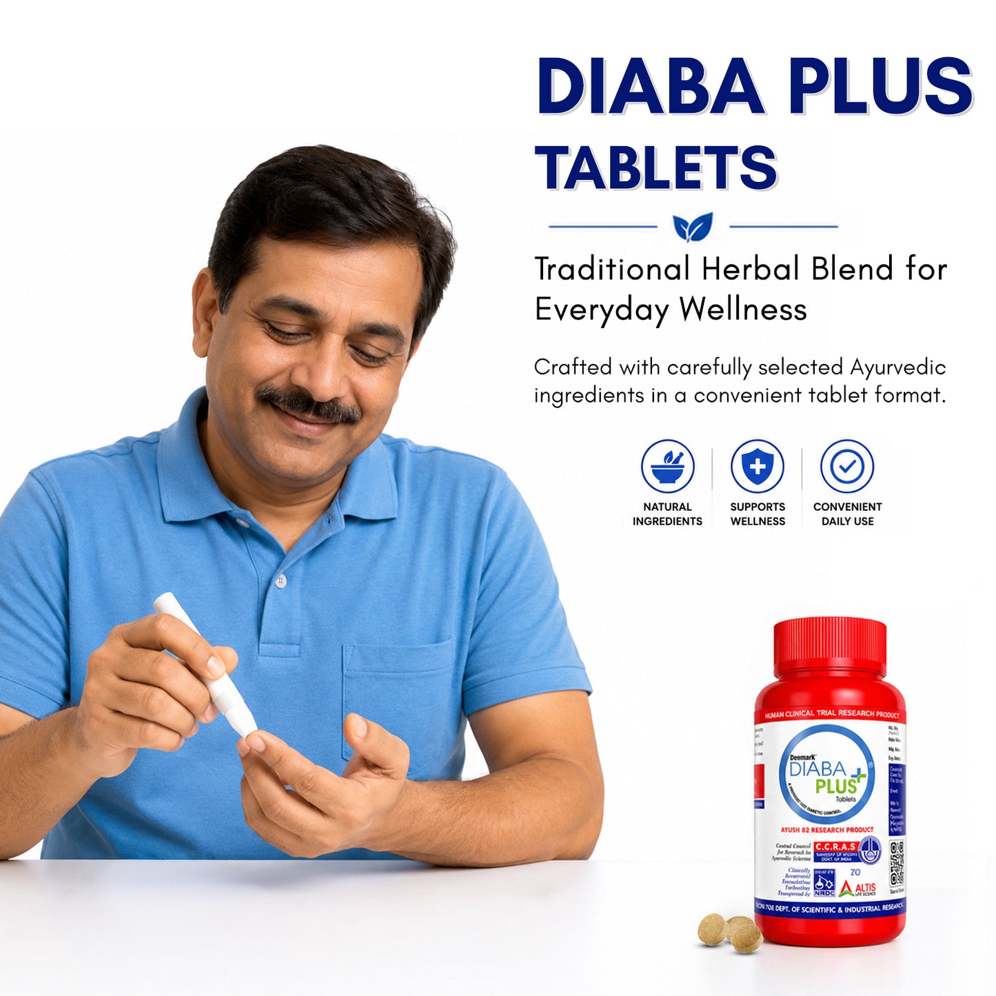 Diaba Plus Ayurvedic Tablets for Sugar Control