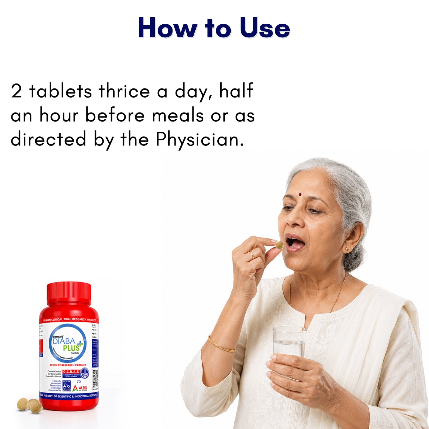 Diaba Plus Ayurvedic Tablets for Sugar Control
