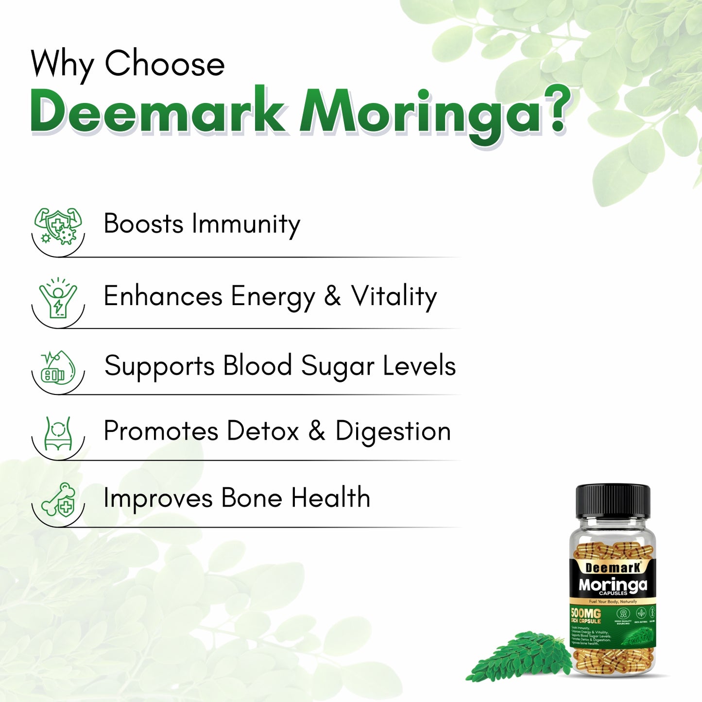 Deemark Moringa Capsules