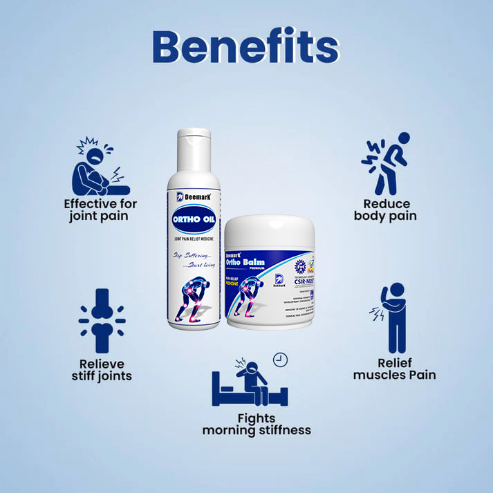 Ortho Balm & Oil for Joint and Muscle Pain