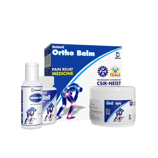 Ortho Balm, Oil & Tablets -Ayurvedic Pain Relief Kit