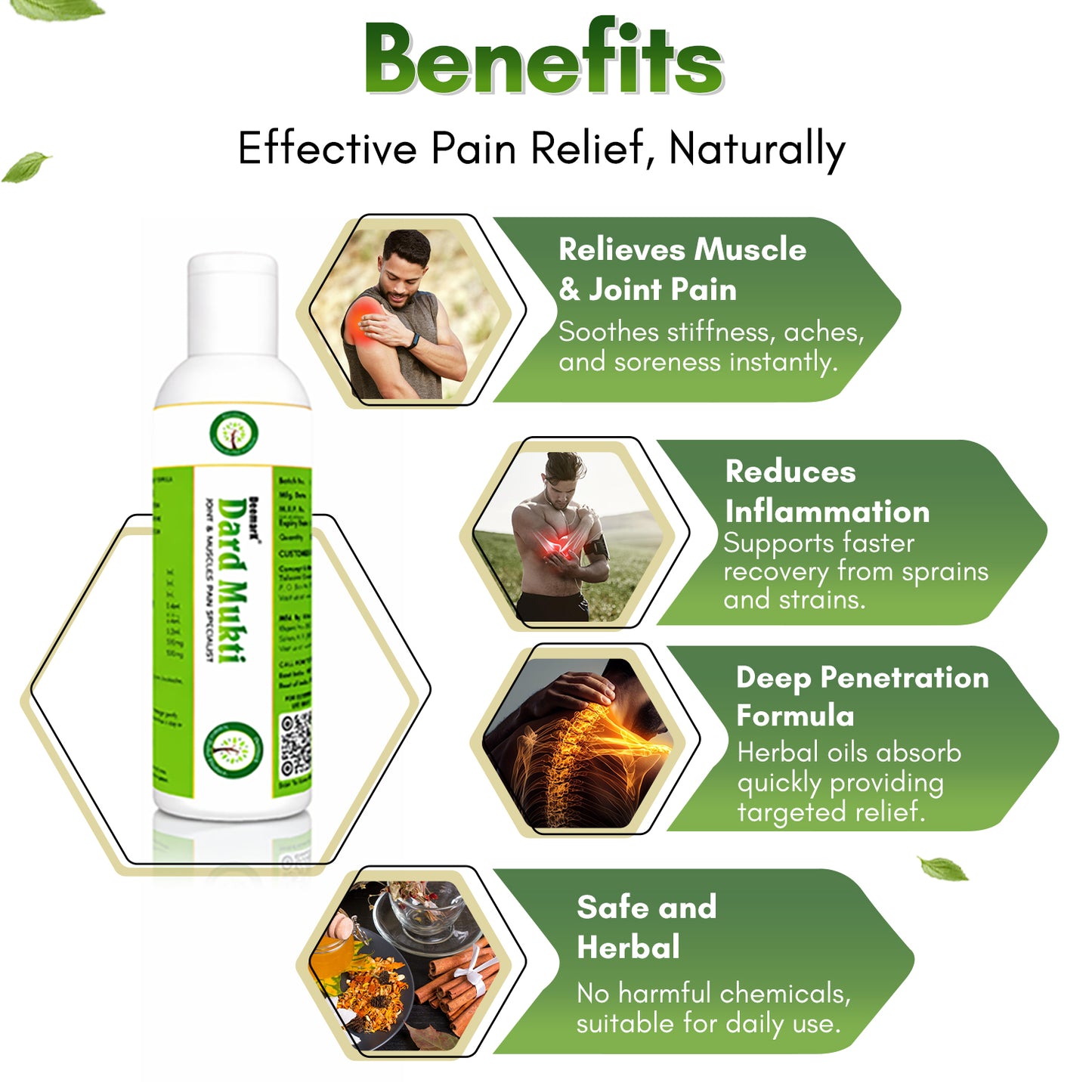 Dard Mukti Oil - A Natural Ayurvedic Pain relief oil for Joint & Muscle pain