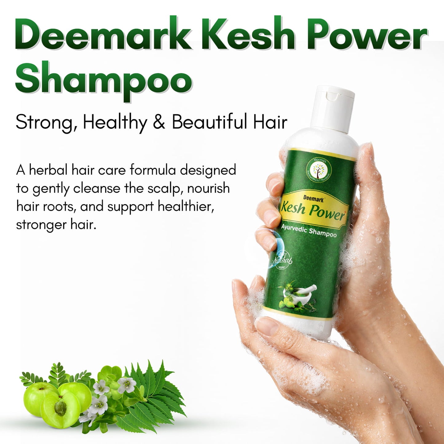 Kesh Power Ayurvedic Shampoo To Control Hair Fall & Dandruff