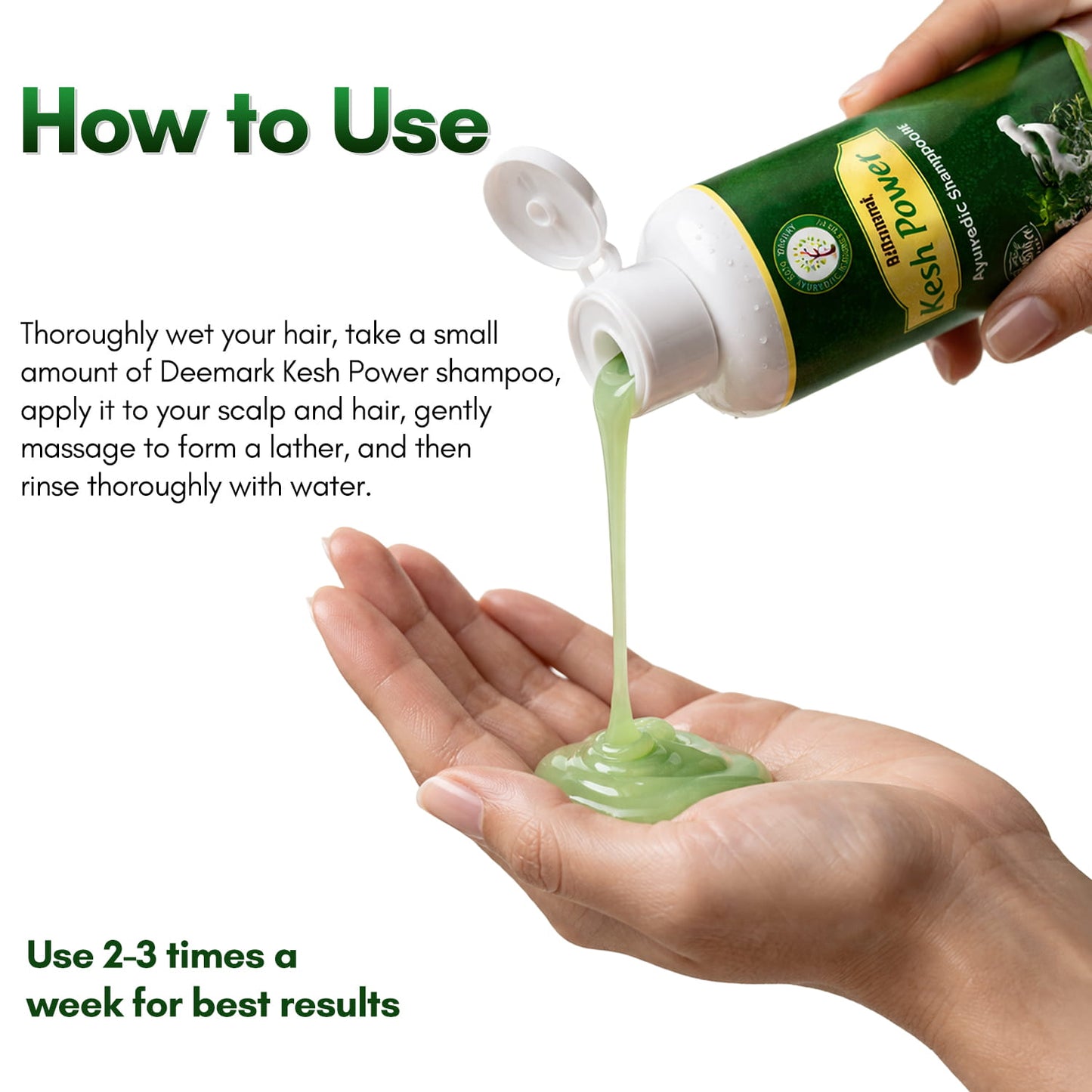 Kesh Power Ayurvedic Shampoo To Control Hair Fall & Dandruff